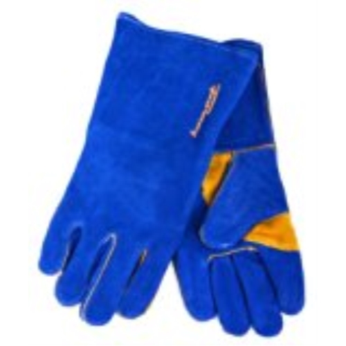 Forney Blue Leather Welding Gloves (Men's XL)