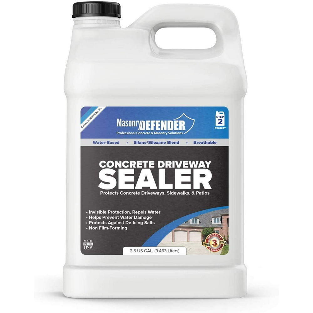 MasonryDefender 2.5 Gallon Concrete Sealer for Driveways