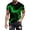 v#140Army Green597, variant on Rggeeun Men'S T-Shirt Gradient Tie Dye Style Pattern Breathable Loose Fit Short Sleeve Crew Neck Knit For Baseball Sports Trendy Tee,Army Green,L