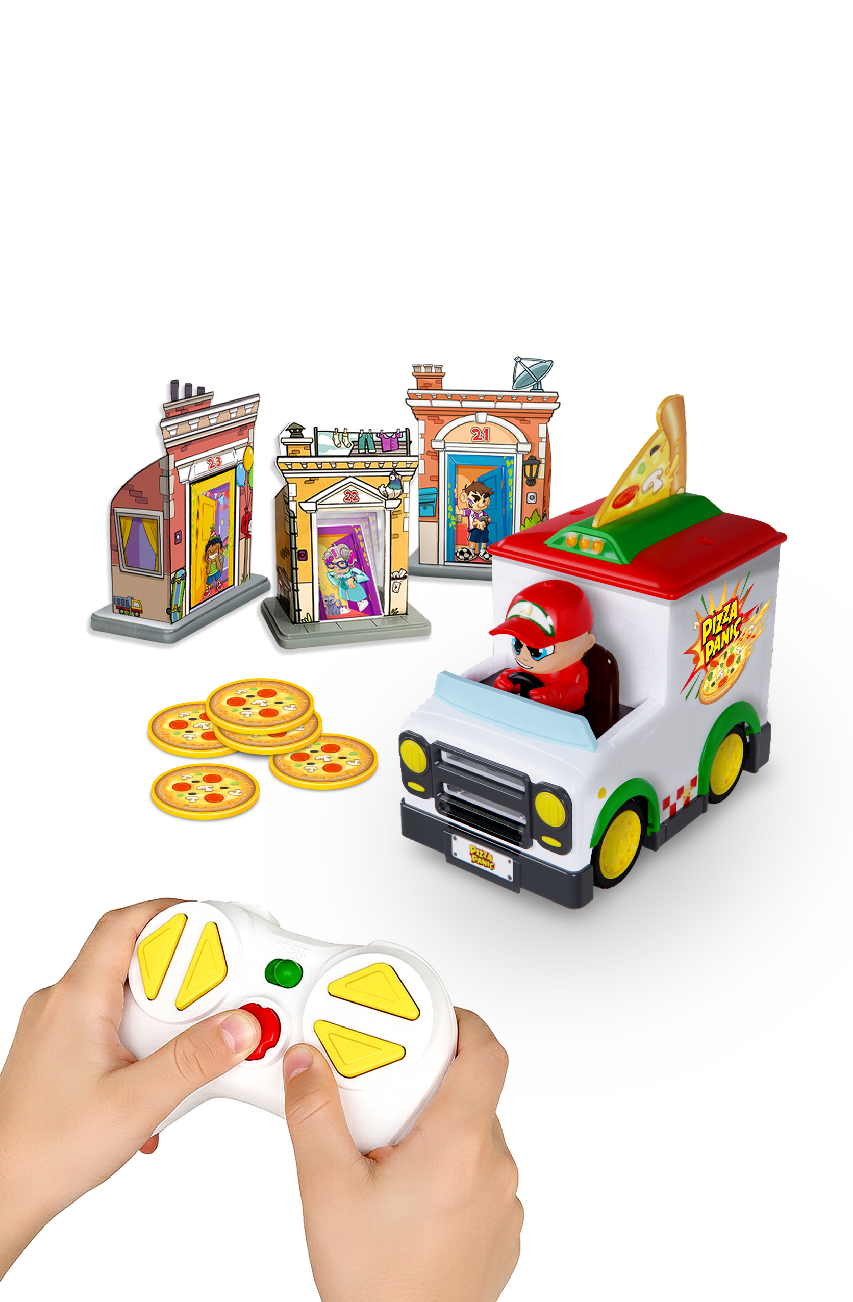 TigerHead Toys - Pizza Panic! The Remote Control Delivery Van. Hilarious Pizza-Launching Action For Kids Ages 5+