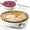 12 Inches Crepe Maker, variant on Square Waffle Maker, 2 x 4" Mini Classic Waffles Maker Machine, Waffle Iron, Dual Cooking Plates for Family Breakfast, Non-stick, White