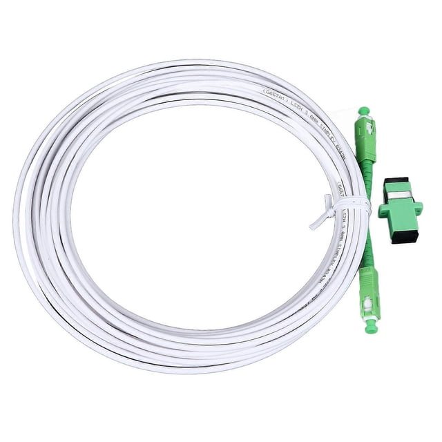 Câble d'extension pour modem optique, câble patch SC monomode blindé avec connecteur à bride pour FTTH, FTTB, FTTP SC APC 3 m