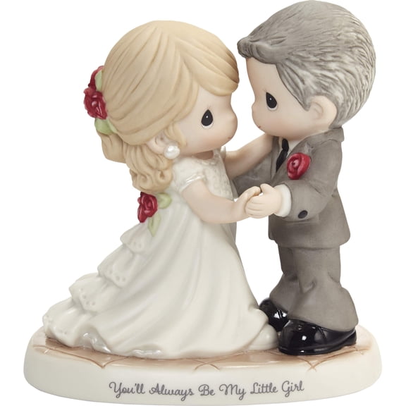 Precious Moments 202006 You‚Äôll Always Be My Little Girl Bisque Porcelain Figurine, One Size, Multicolored