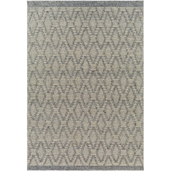 BoutiqueRugs Yank Bohemian, Transitional Area Rug - Gray, Cream, Black - 2' x 3'