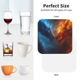 thumbnail image 6 of Kdxio Red And Blue Fire Dragon E Funny Coasters,4 Pcs Leather Coasters,Housewarming Gifts,Protect Furniture from Water Marks Scratch and Damage, 6 of 6