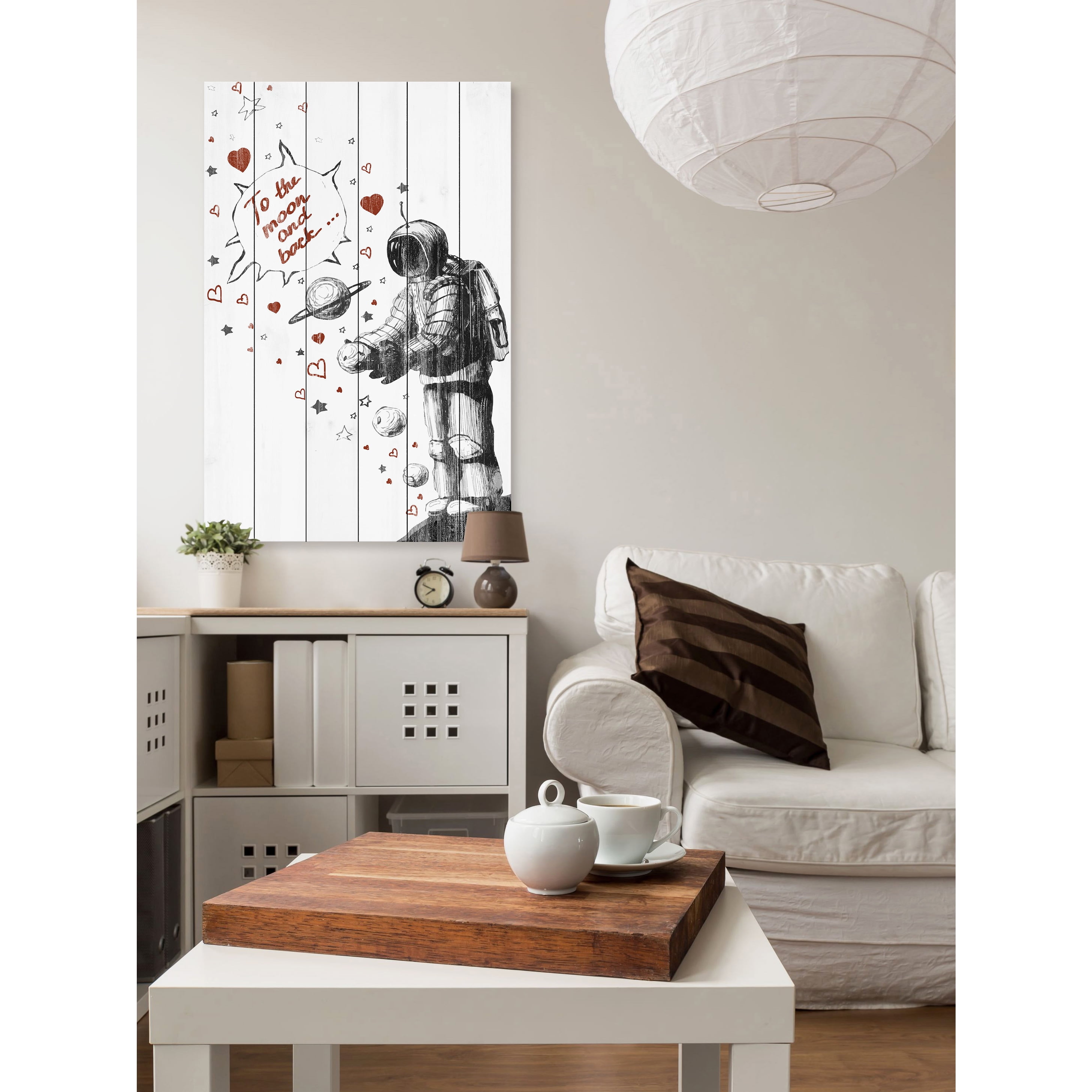 Love Beyond All Painting Print on White Wood