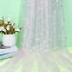 thumbnail image 4 of Tela de tul con bordado de mariposas rosas de 2 yardas, 63 pulgadas, tela de malla estampada con mariposas, tul brillante con purpurina, 4 of 9