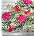 thumbnail image 3 of oneOone Polyester Lycra Fabric Geometric|Leaves & Berries Panel Print Fabric By The Yard 56 Inch Wide, 3 of 3