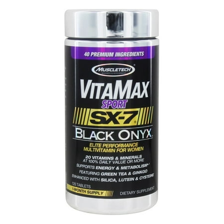 Muscletech Products - VitaMax Sport pour les femmes SX-7 Noir Onyx - 120 Caplets