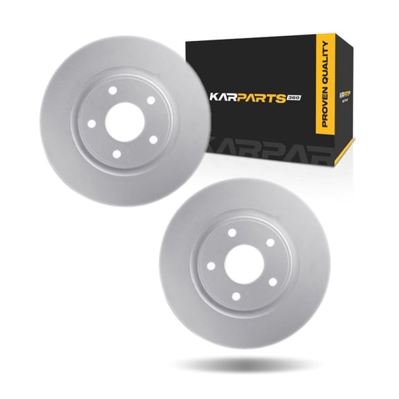 KarParts360 For Chrysler Voyager 2020 21 22 23 24 2025 Brake Rotors Front | Cast Iron Rotor Material