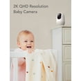 thumbnail image 3 of Nooie Baby Monitor con cámara, paquete de 2, cámara WiFi para monitor de bebé, 360 grados 1080P, cámara inteligente para bebé con seguimiento de movimiento, visión nocturna, audio bidireccional y dete, 3 of 5