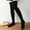 Black, variant on Multicolor Stockings 2 Pairs Of Wool Stockings Over The Knee Thickened Women's Winter Woolen Warm Women Stockings Autumn and Winter Woolen Coil High Stockings