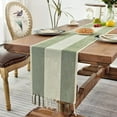 thumbnail image 3 of Table Runners 72 Inches Long for Home Decor, Boho Farmhouse Spring Table Runner, Burlap Linen Style Rustic Dining Table Decor Long, 13x72 Inches, 3 of 5
