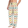 thumbnail image 6 of Naloa Colorful Squirrel Pajama Pants Men, PJ Bottoms, Sleep & Lounge Pants-Large, 6 of 6