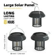 thumbnail image 5 of Bxaolu Solar Lanterns Outdoor Waterproof, Brighter Up to 10 Hrs Outdoor Hanging Solar Lights, Outside Hanging Lanterns for Garden Porch Patio Yard Decor, Gifts for Women Men, 1 Pack, 5 of 9