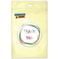 thumbnail image 1 of Thank You Colorful Swirls Pinback Button Pin Badge, 1 of 2