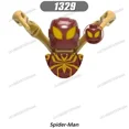thumbnail image 1 of TV6206 Marvel Spider-Man Iron Man Capitán América Loki ladrillos personaje de dibujos animados bloque de construcción regalo de cumpleaños X0273 G0162, 1 of 5