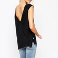 thumbnail image 4 of Camiseta Sin Tirantes De Cuello De Manga Corta Para Mujer Soledad  tapas de las mujeres, 4 of 6
