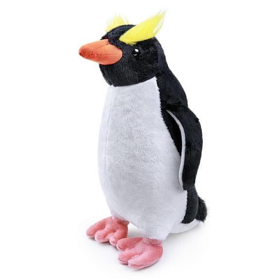 Lifelike Yellow-browed Penguin Stuffed Animal,Soft Penguin Plush Toy, Gifts for Kids,Home Decor,Hugging Toy 12"