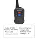 thumbnail image 4 of Walkie talkie analógico inalámbrico portátil para uso civil, compacto y práctico para exteriores, 4 of 5