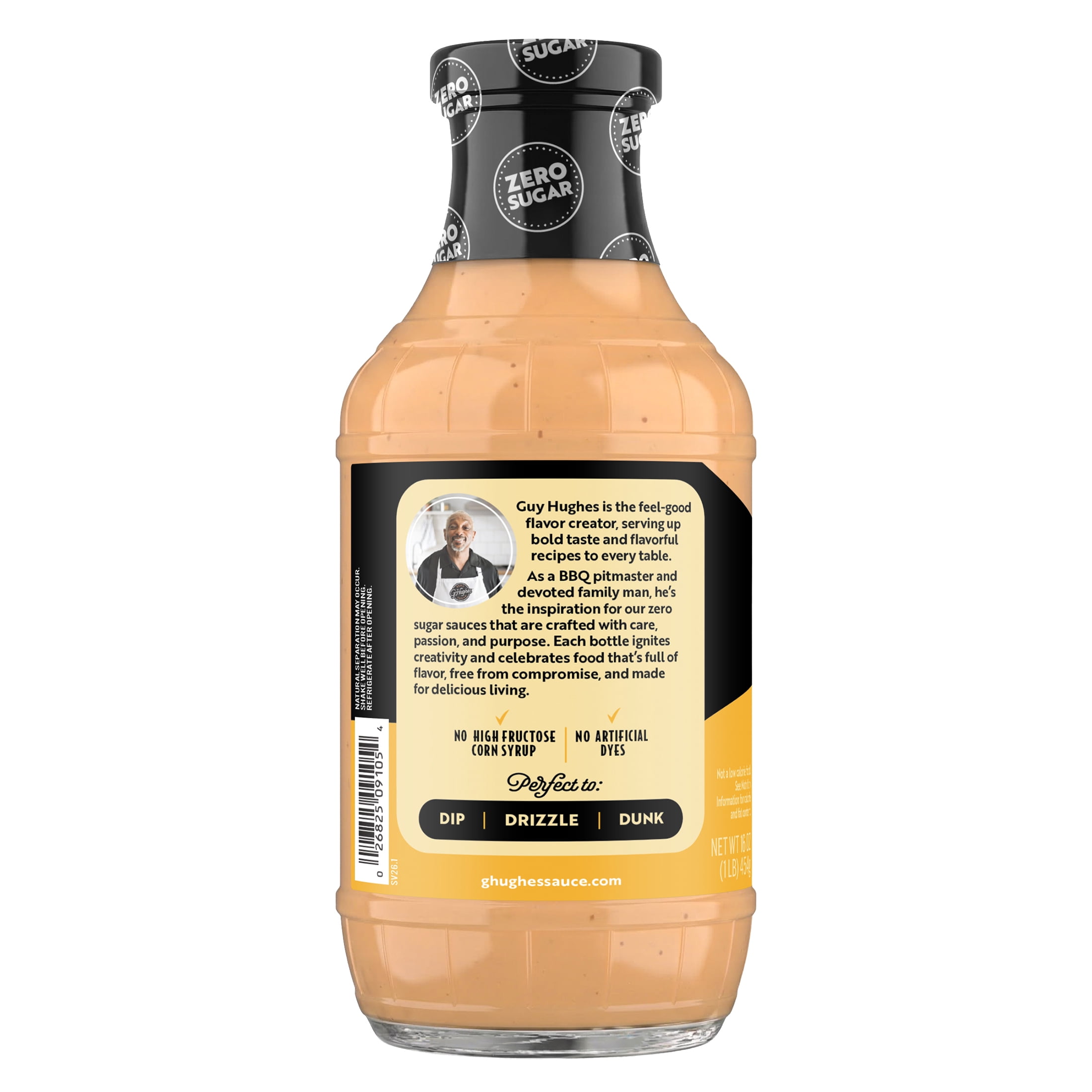 (3 pack) G Hughes Zero Sugar Fancy Fry Dipping Sauce, 16 oz