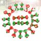 thumbnail image 4 of 20 piezas Coloridas horquillas navideñas Pinza para el cabello con lazo creativo Diseño de bowknot Adorno para el cabello Fiesta Barrettes Accesorios para el cabello para niños Niñas (Patrón surtido, 4 of 8