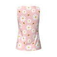thumbnail image 5 of Fotbe Daisy And Bee Womens Loose Fit Casual Flowy Slim-Fit Tank Tops Athletic Round Neck Trendy Sleeveless Summer Tops for Gym and Yoga-Small, 5 of 9