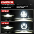 thumbnail image 3 of For Harley Davidson Touring Road King 7" LED Headlight & Fog Passing Lights 3PCS, 3 of 13