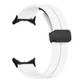 thumbnail image 2 of Correas De Reloj De Silicona Con Hebilla De Acero Inoxidable, Liberación Rápida, Compatibles Con Watch 2 Con Hebilla Plegable Magnética, Correa De Reloj Inteligente Resistente, 2 of 7