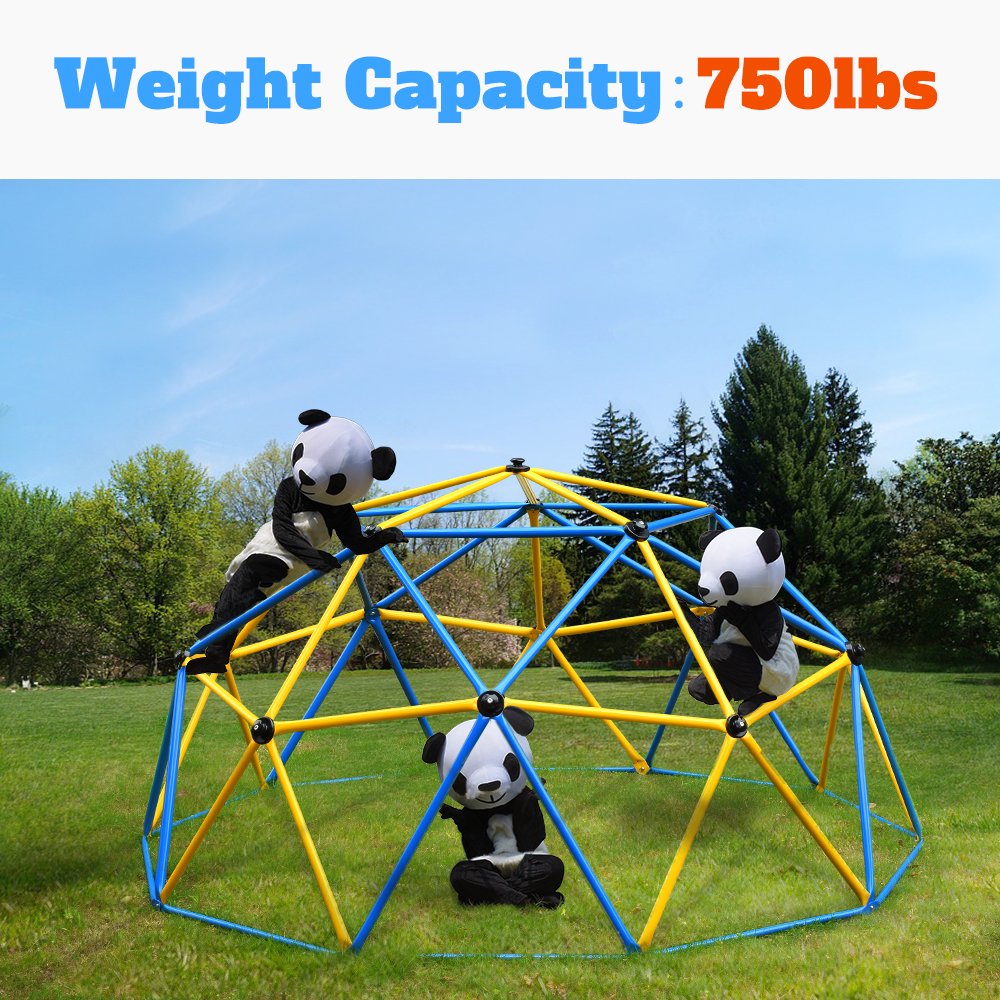 2020 Upgraded Outdoor Dome Climber with 750LBS, Suitable for 16 Kids
