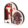 thumbnail image 1 of Decoraciones de mesa, corazones de madera, manualidades, amor, independiente, regalo de San Valentín Estilo D, 1 of 9