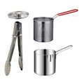 thumbnail image 1 of Stainless Steel Deep Fryer with Filter Basket Extended Handle Mini Fryer for Efficient Cooking Multifunctional Oil Pot for Frying Steaming Boiling, 1 of 8