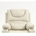 thumbnail image 4 of LEGAHOME Large Lift Chair with Heated and Massage Functions, Extended Fabric Lift Recliner Relax Sofa with 2 Remotes and 2 Cup Holders, Oversize Electric Power Lounge Chiar for Elderly Big Men, White, 4 of 8