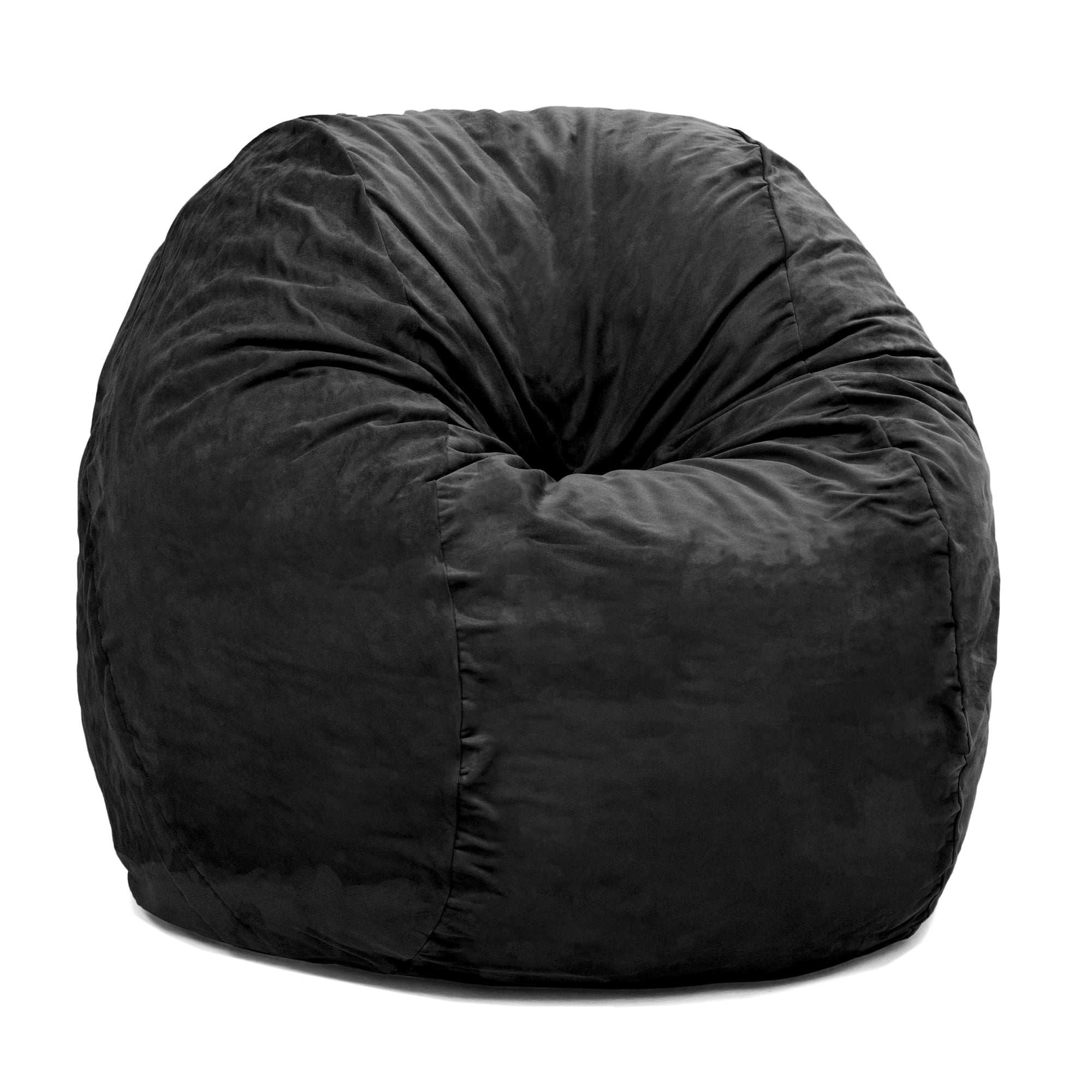 Jaxx 5 Foot Saxx - Big Bean Bag Chair for Adults, Black