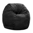 thumbnail image 3 of Jaxx 5 Foot Saxx - Big Bean Bag Chair for Adults, Black, 3 of 7