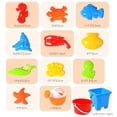 thumbnail image 3 of Juego De Arena De Juguete De Playa De Verano, Juego De Juguetes De Playa Para Niños Con Cubo, Regadera, Palas De Playa Y Moldes Para Niños Y Bebés Monstrate FN007887-01, 3 of 6