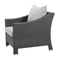 thumbnail image 6 of Noble House Antibes Outdoor 3 Piece Chat Set in Gray/Silver Cushions, 6 of 11