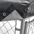 thumbnail image 4 of Lucky Dog 10' x 10' Chain Link Dog Kennel (2 Pack) & Waterproof Roof (2 Pack), 4 of 12