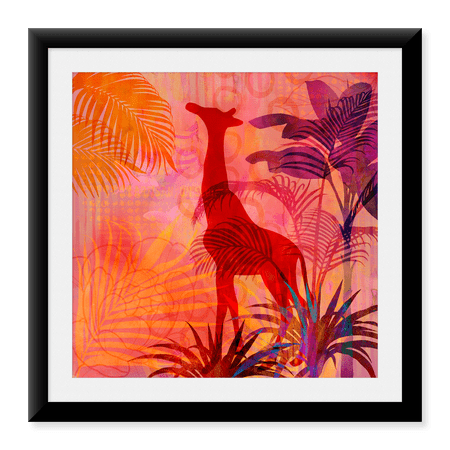 Framed Art Print, Giraffe of Africa IV by Andrea Haase, 17-7/8" x 21-7/8"