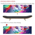 thumbnail image 2 of Unicorn Skateboard Stickers Pack of 2 - Emery Surface, PVC Backing, 8.8x32.6in/22.4x83 cm - Durable Adhesive Decals for Skateboard Decoration, 2 of 5