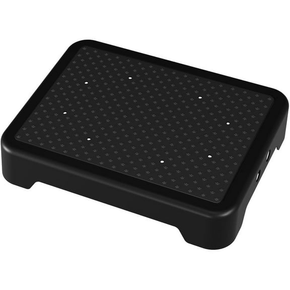 Mobility One Step Stool, Heavy Duty Indoor Outdoor Non-Slip Small Step Platform Assistive Device for Adult Elderly, Standing Support and Step Riser for Car, Bed, Door, Stair, Bathroom Black-Black