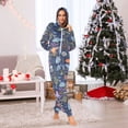 thumbnail image 7 of FORMRS Onesies Pajama for Adults Unisex Hoodie Winter Jumpsuit One Piece Sleepwear, Sizes S-2XL, Cartoon Ocean Pattern, 7 of 7