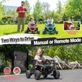 thumbnail image 4 of Sopbost Kawasaki Teryx KRX 1000 Licensed 24V Kids Ride On Toy, 4WD Electric Ride on UTV for Kids Ages 3–6 with Remote, EVA Tires, 4 Mph, Black, 4 of 9
