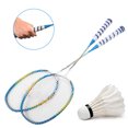 thumbnail image 4 of 1 Pair Badminton Racket Set Lightweight Training Racquets With Bag, 4 of 14