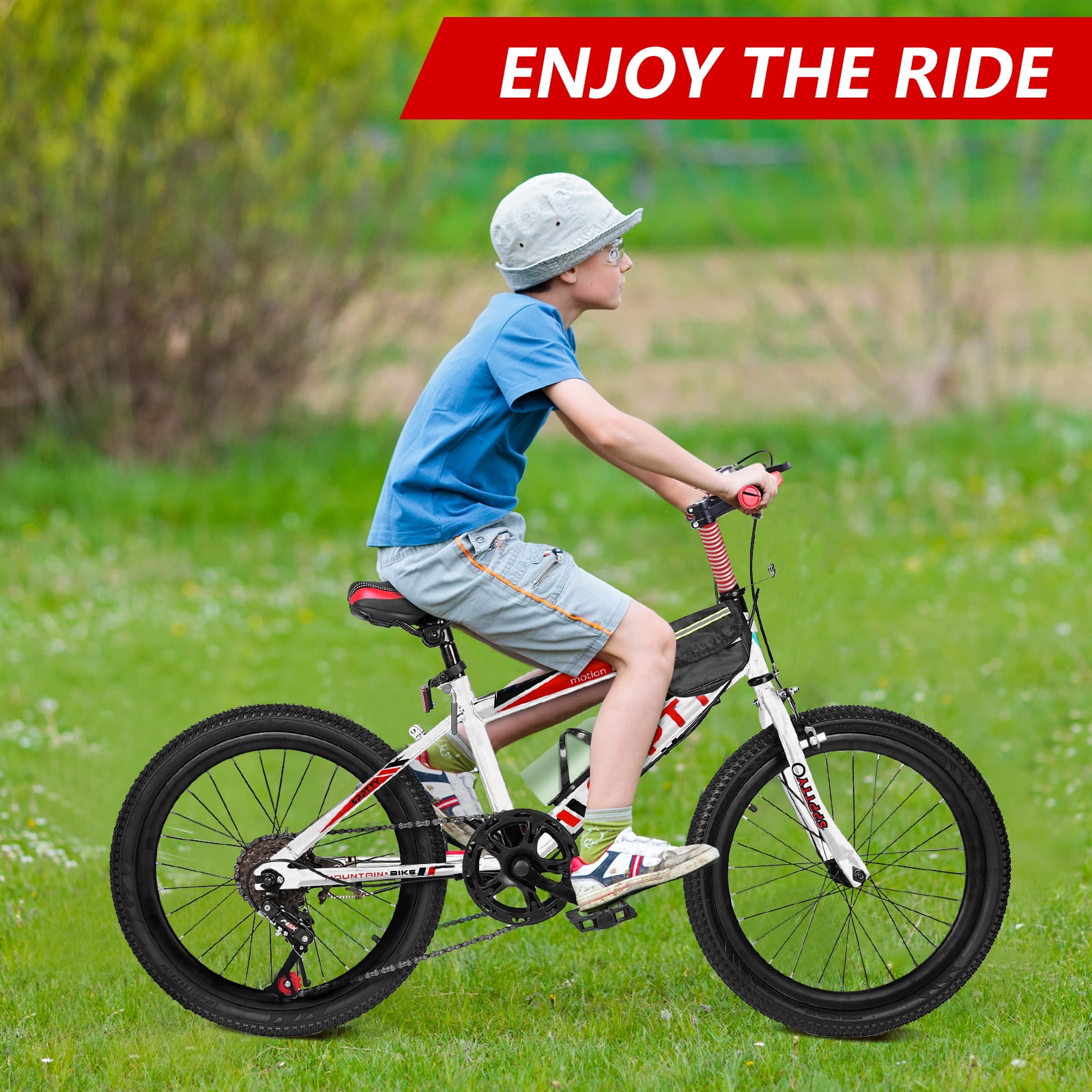 20-24 inch Bike,6-Speed Mountain Bike for Men Women Boys