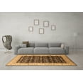thumbnail image 3 of Ahgly Company Indoor Rectangle Oriental Brown Traditional Area Rugs, 5' x 7', 3 of 4