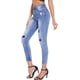 thumbnail image 2 of Pantalones vaqueros de cintura alta para mujer, ajustados, elásticos, ajustados, con control de barriga, pantalones vaqueros150-blue0, 2 of 5