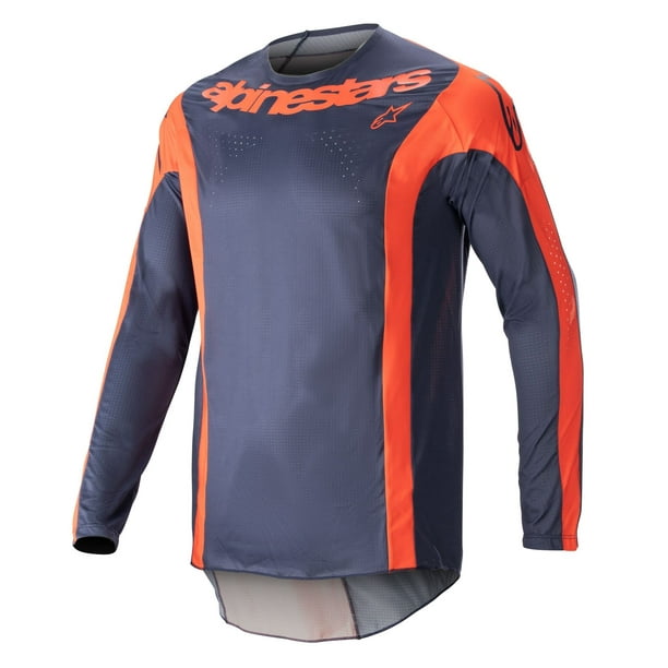 Jersey Alpinestars Techstar Arch Night Azul Marino/Naranja Intenso Sm