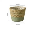 thumbnail image 2 of DAMAI Straw Weaving Flower Plant Basket,Decorative Straw Woven Flower Basket Indoor Plant Holder for Home Compact Design for Room Office for Dried Flowers, 2 of 7
