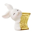 thumbnail image 5 of Fancyes 6xCartoon Statue Animal Model Desk Ornament for Office Home Decor 3.8cmx4.2cm, 5 of 8